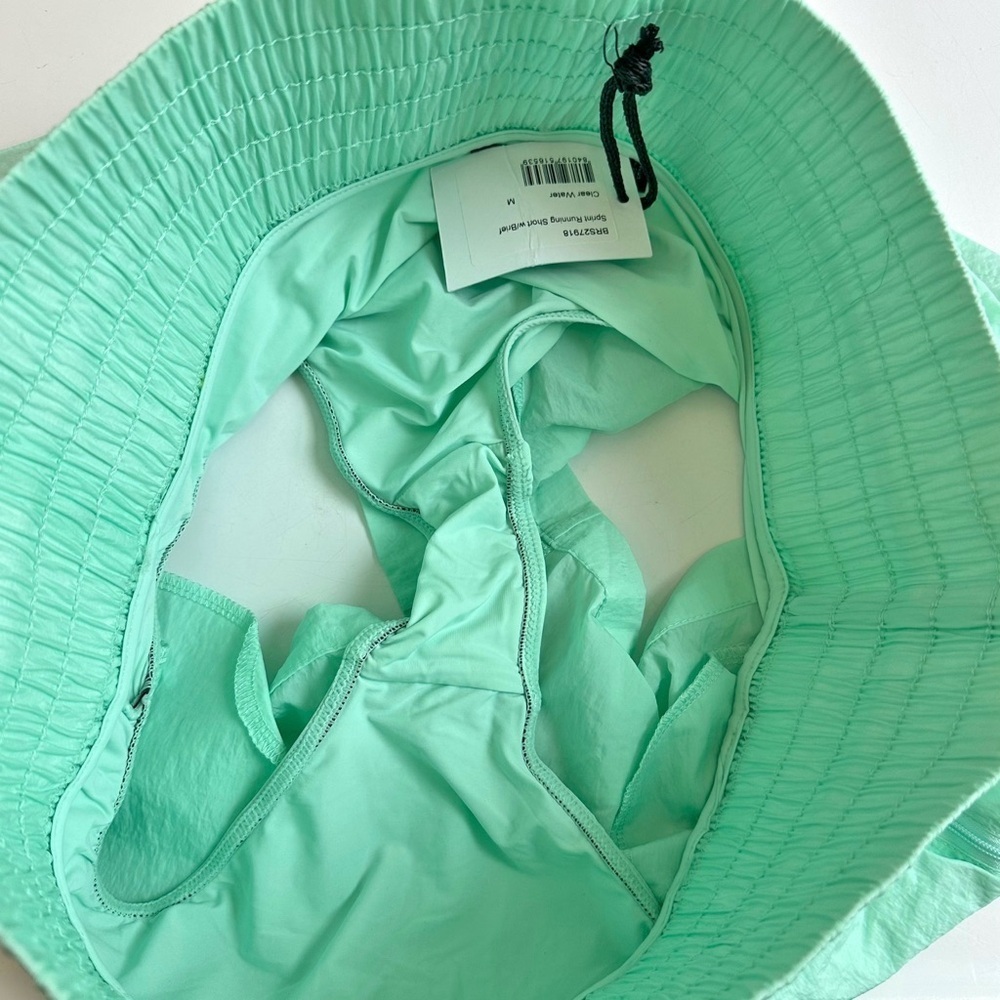 All Access by Bandier Sprint Running Shorts Built In Brief Clear Water Medium - Picture 3 of 7